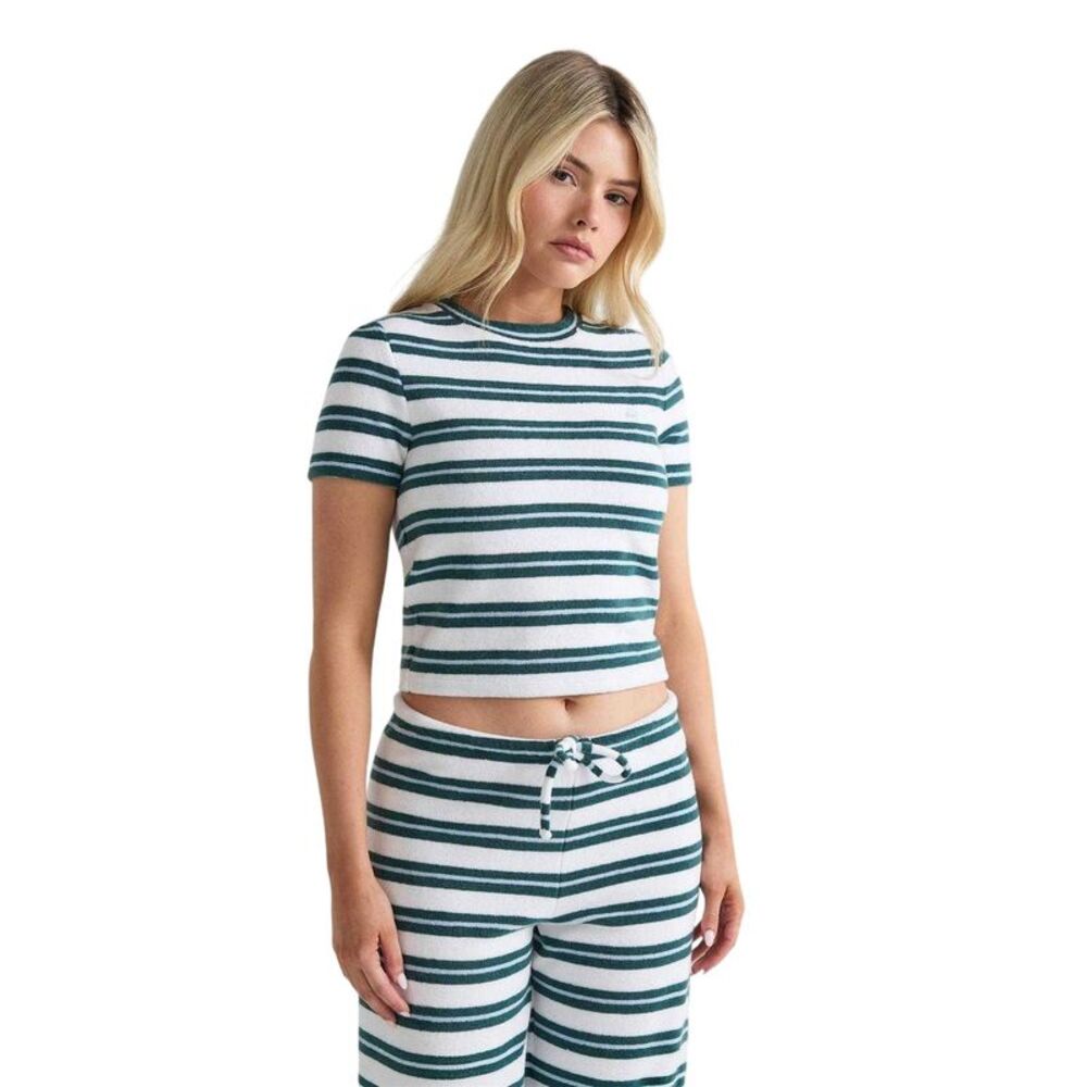 4th & Reckless Womens/Ladies Livia Striped Crop Top / Multicolored